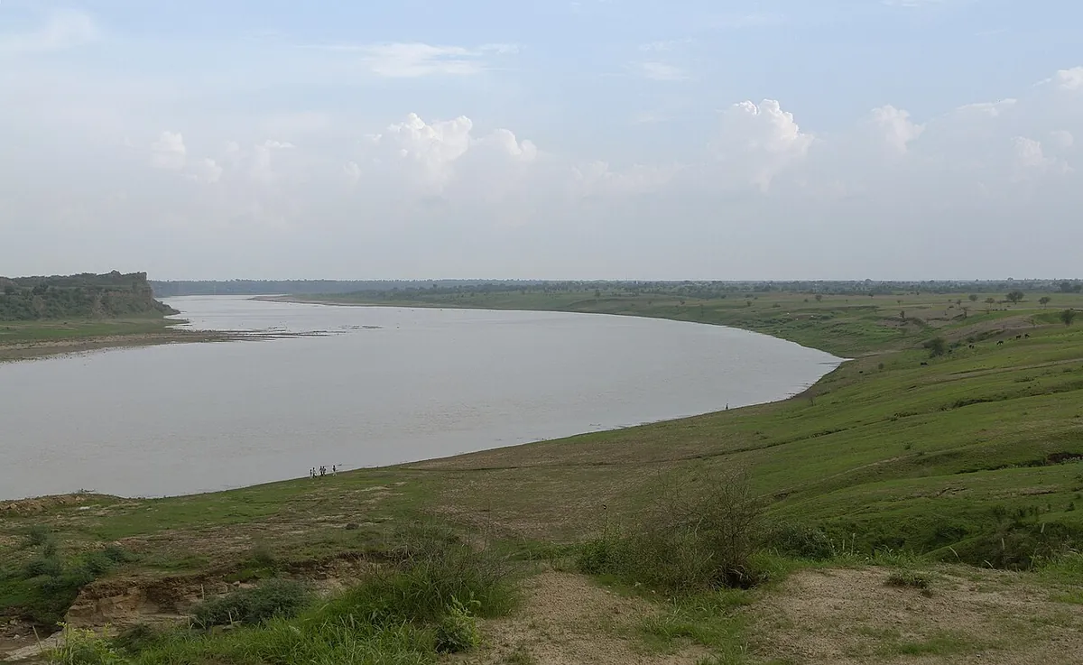 The Chambal river near Dholpur