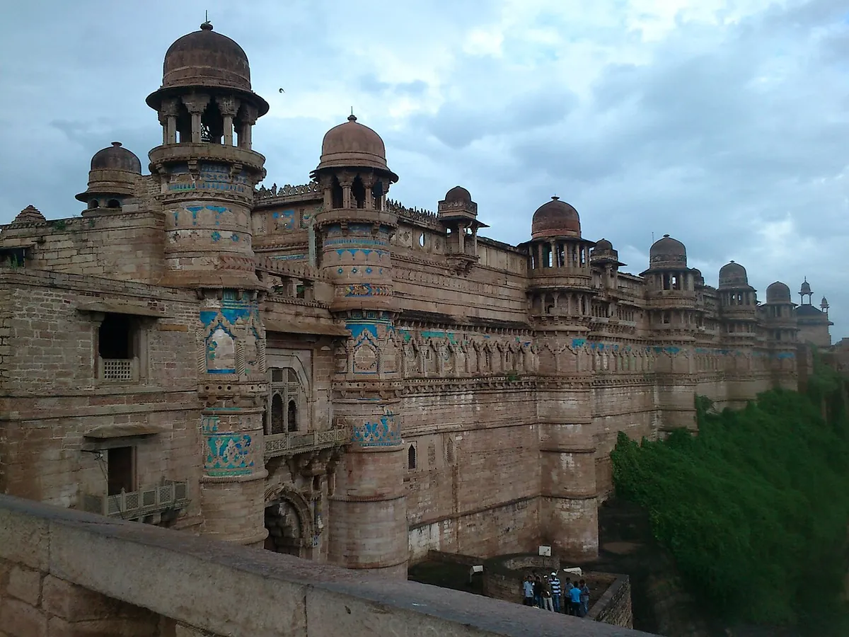 Gwalior fort Burj view