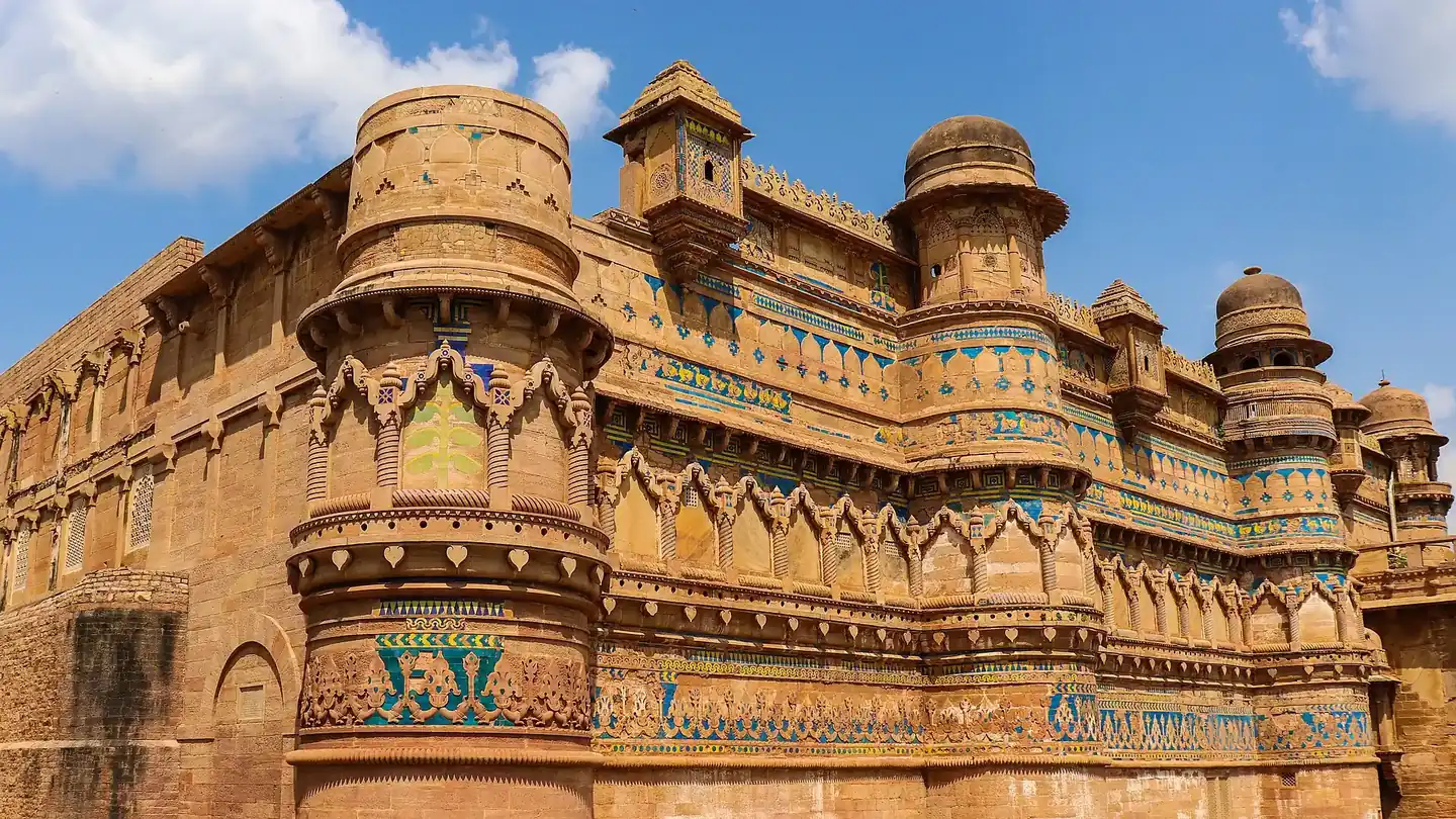 Man Singh Palace at Gwalior Fort